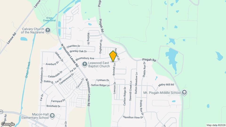 1663 Brimhill Ln Mapa y Detalles de la Ubicación