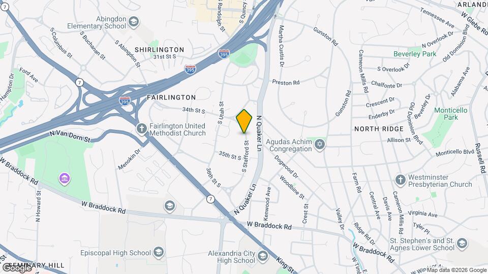 3402 S Stafford St Map and Location Details