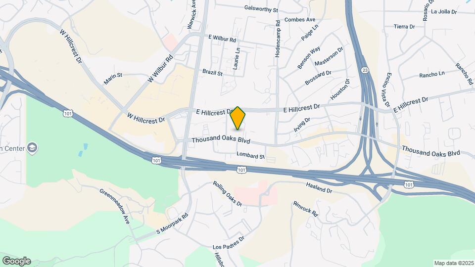 299 E Thousand Oaks Blvd Map and Location Details