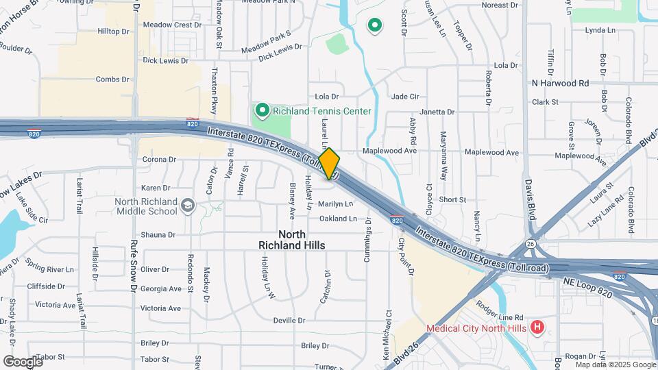7216 NE Loop 820 Map and Location Details