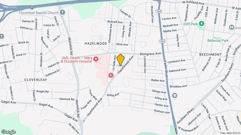 4404 Hazelwood Ave Map and Location Details