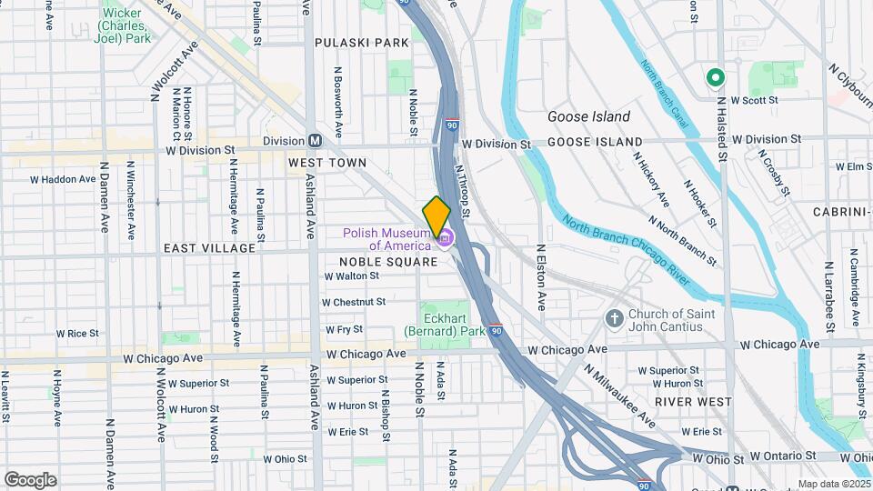 1354 W Augusta Blvd Map and Location Details