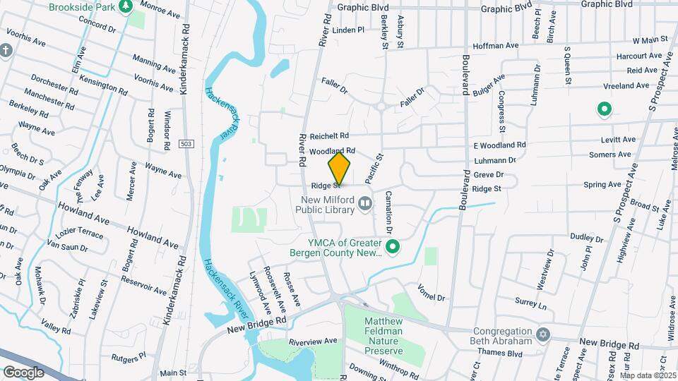 218 Ridge St Map and Location Details