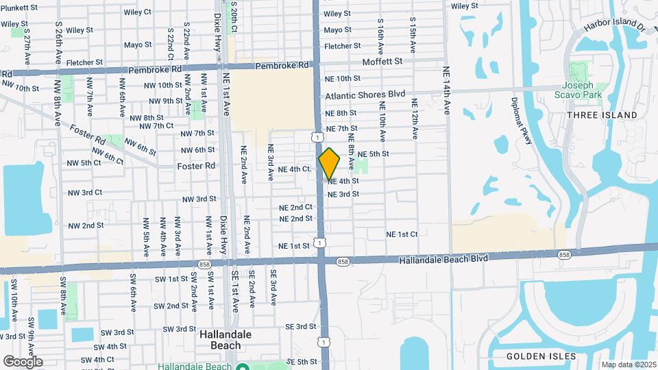 610 NE 4th St Map and Location Details