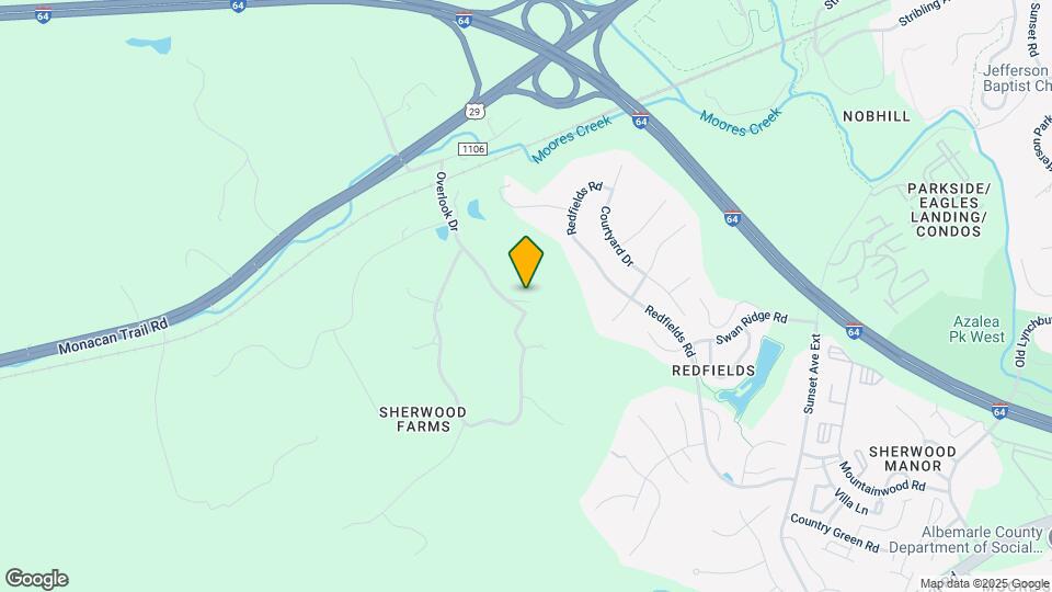 1385 Overlook Dr Map and Location Details