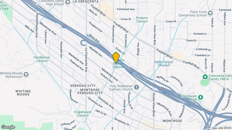 2561 Mayfield Ave Map and Location Details