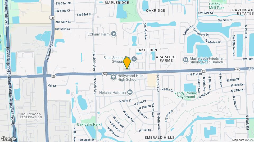 3657 Stirling Rd-Unit -1 Map and Location Details