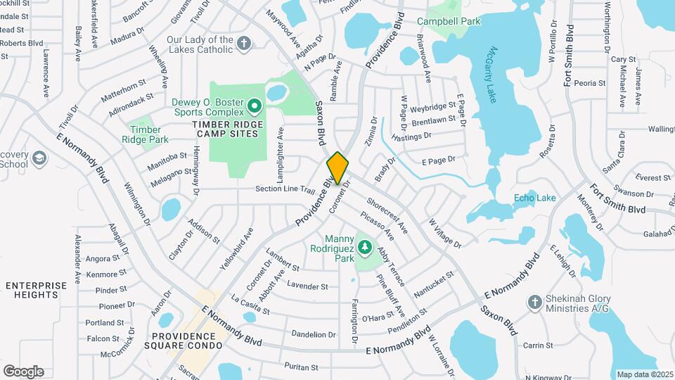 1510 Coronet Dr Map and Location Details