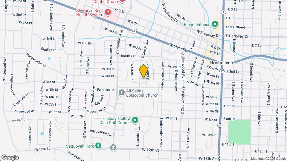 228 E Circle Dr Map and Location Details