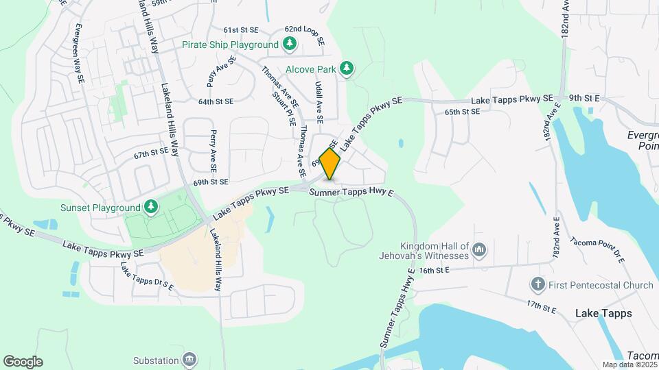 Four Lakes Apartment Homes Map and Location Details