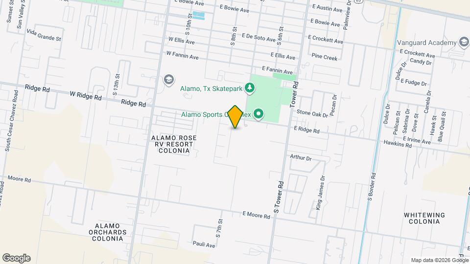 1606 Angelina Dr, Unit 1 Mapa y Detalles de la Ubicación