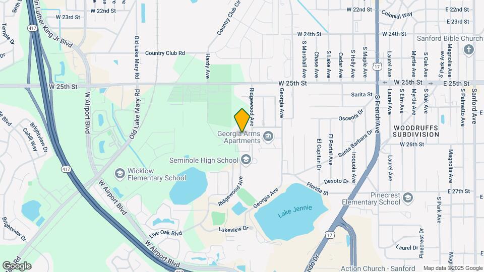 1709 Ridgewood Ln Map and Location Details