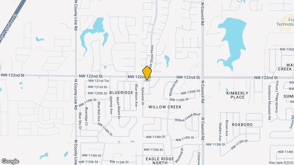 12216 Sylvester Dr Map and Location Details