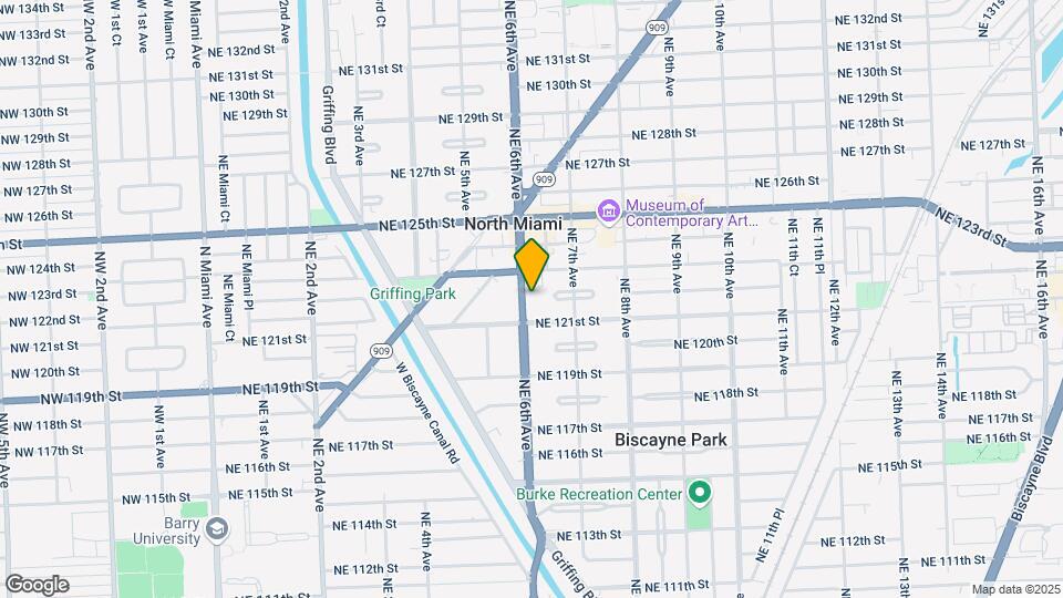12155 NE 6th Ave Map and Location Details