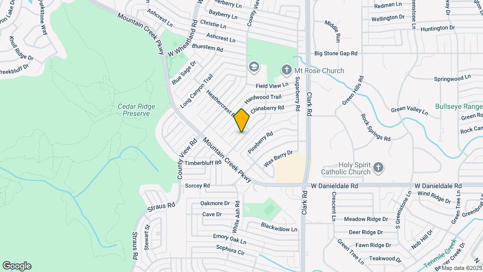 9407 Timberbluff Rd Map and Location Details