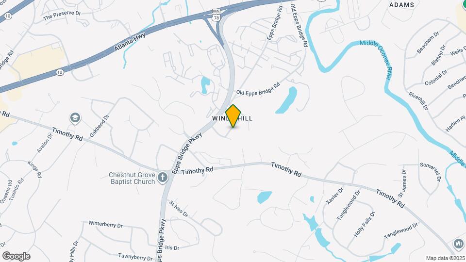 243 Windy Hill Way Map and Location Details