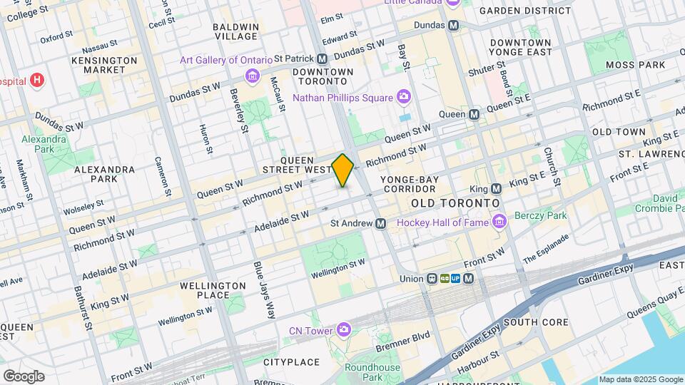 126 Simcoe St Map and Location Details