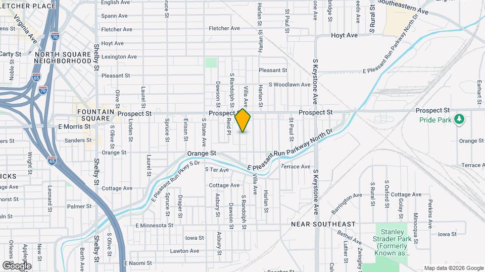 1153 S Randolph St Map and Location Details