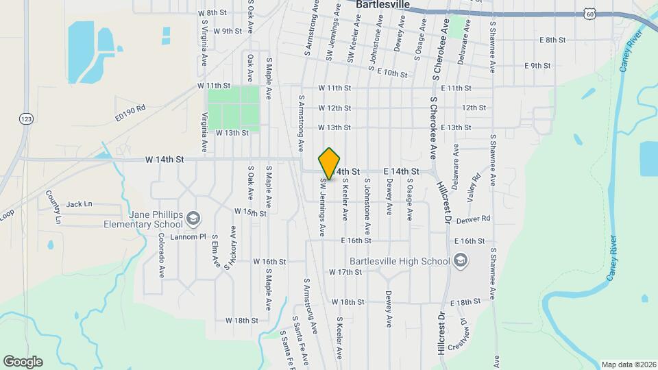 1416 SW Jennings Ave Mapa y Detalles de la Ubicación