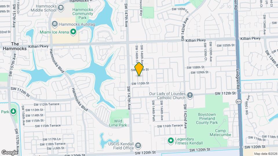 10903 SW 146th Ct Map and Location Details