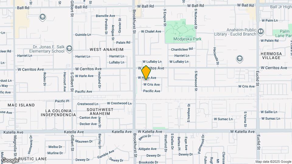 2145 W Cris Ave, Unit Room 1 Map and Location Details