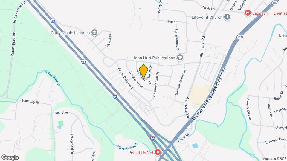 211 Sam Davis Dr Mapa y Detalles de la Ubicación