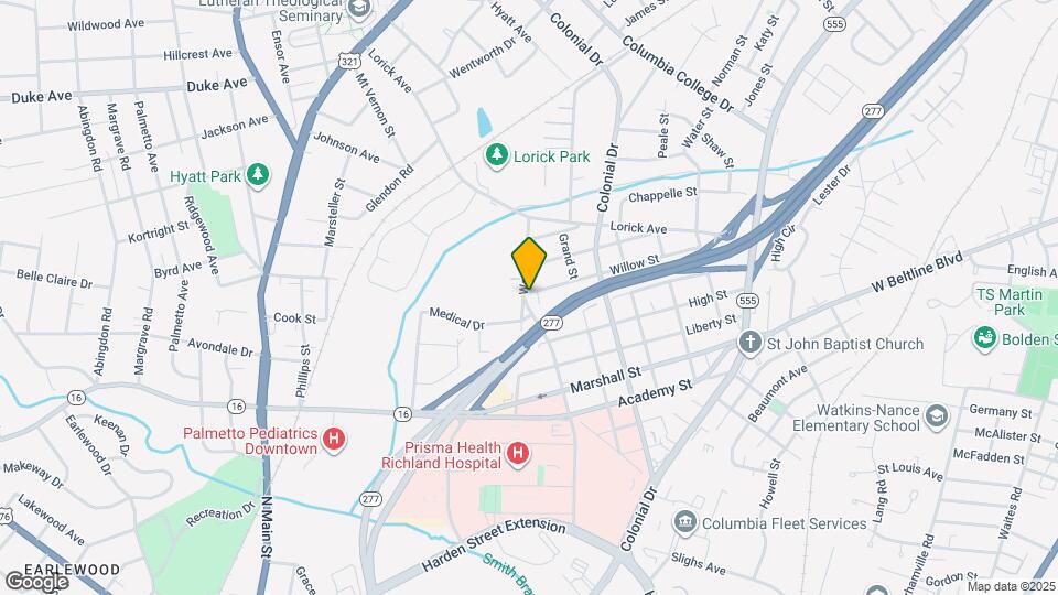 West Avenue Apartments Map and Location Details