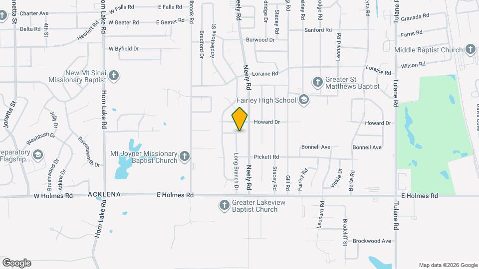 5050 Long Branch Dr Map and Location Details