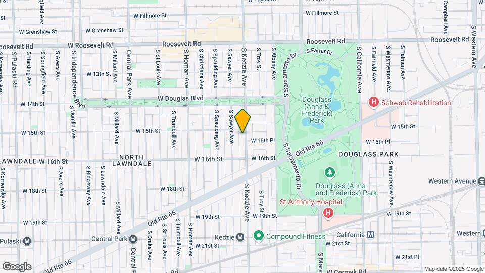 1540 N Kedzie Ave Map and Location Details