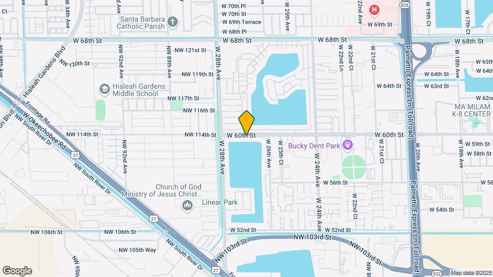 2692 W 60th St Map and Location Details