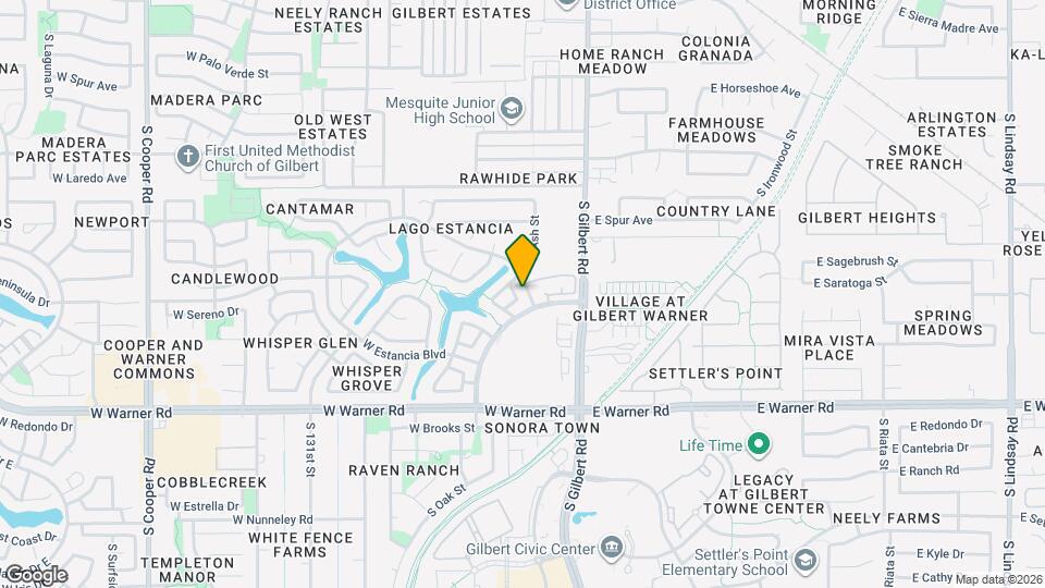 629 S Oak St Map and Location Details
