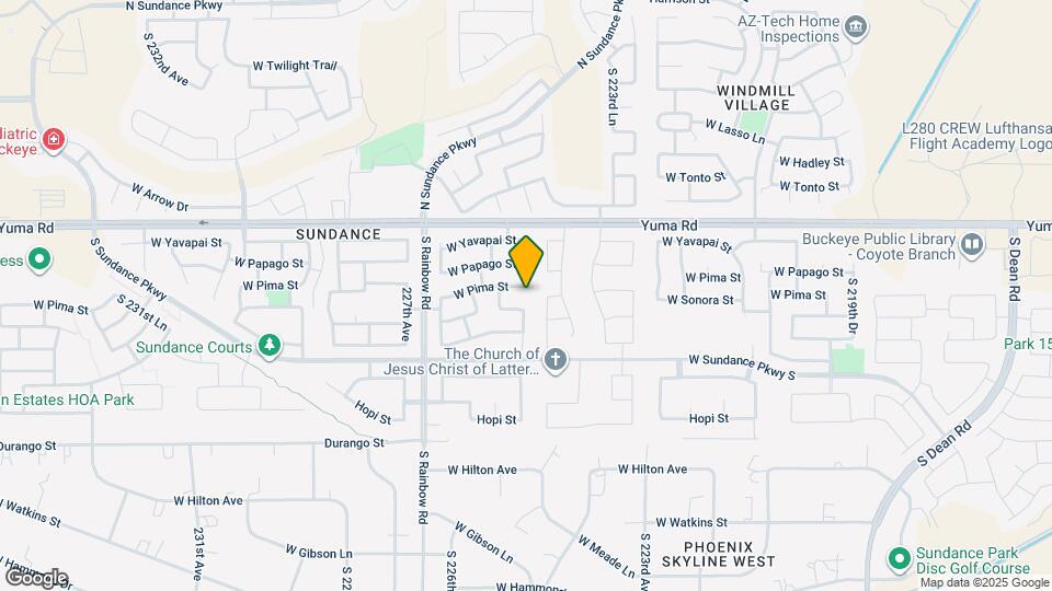 22523 W Pima St Map and Location Details