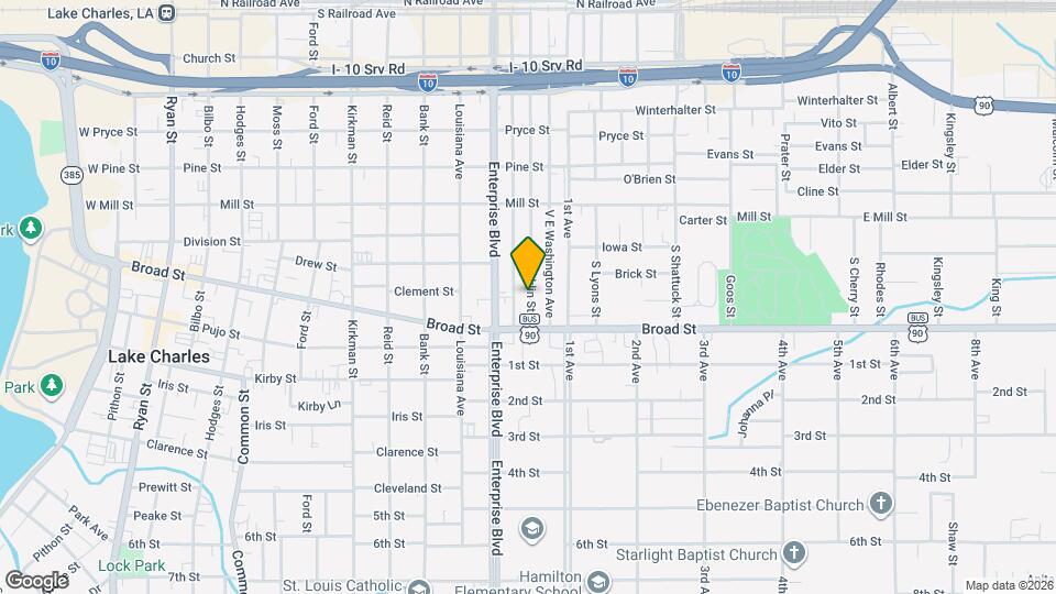 714 S Franklin St Map and Location Details