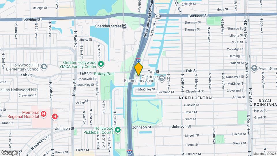 1619 N 29th Ct Map and Location Details