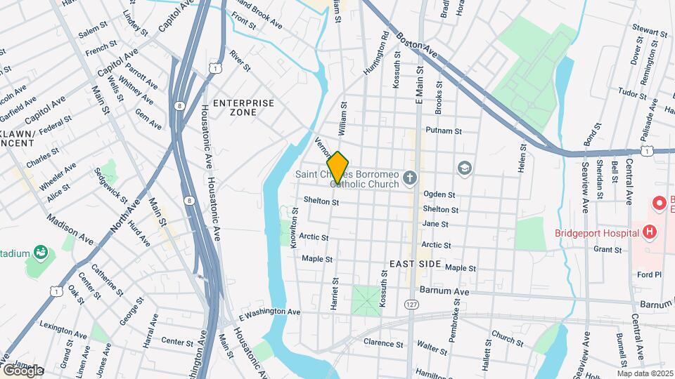 200 Ogden St, Unit 1st Floor Map and Location Details