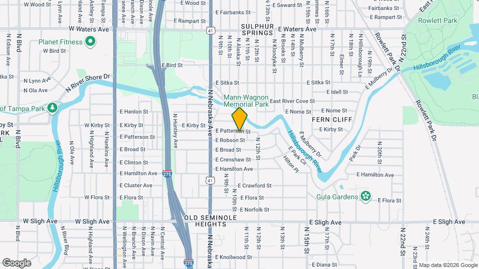 1005 E Patterson St Map and Location Details