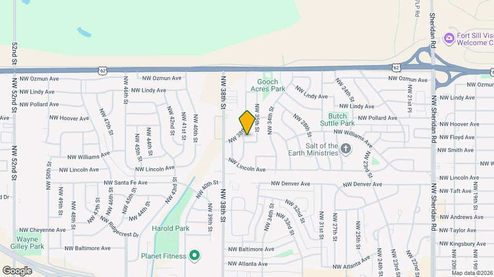 2301 NW 36th St Map and Location Details