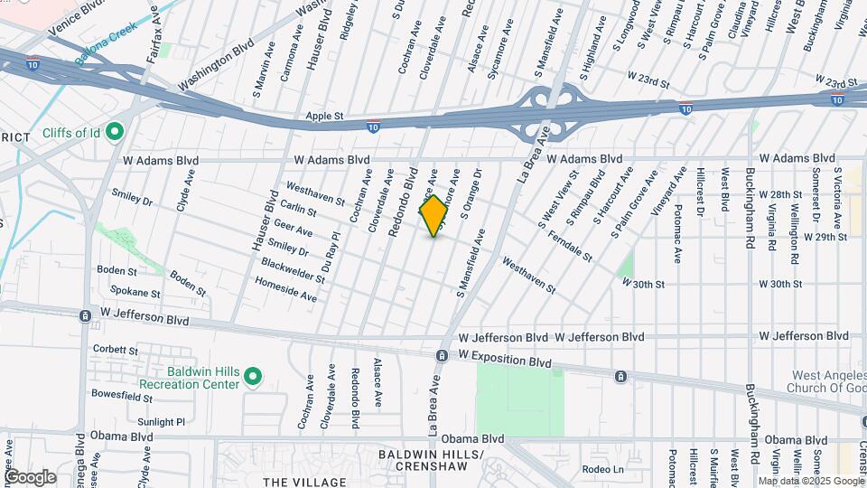 2817 S Sycamore Ave, Unit 2817 S Sycamore Ave Map and Location Details