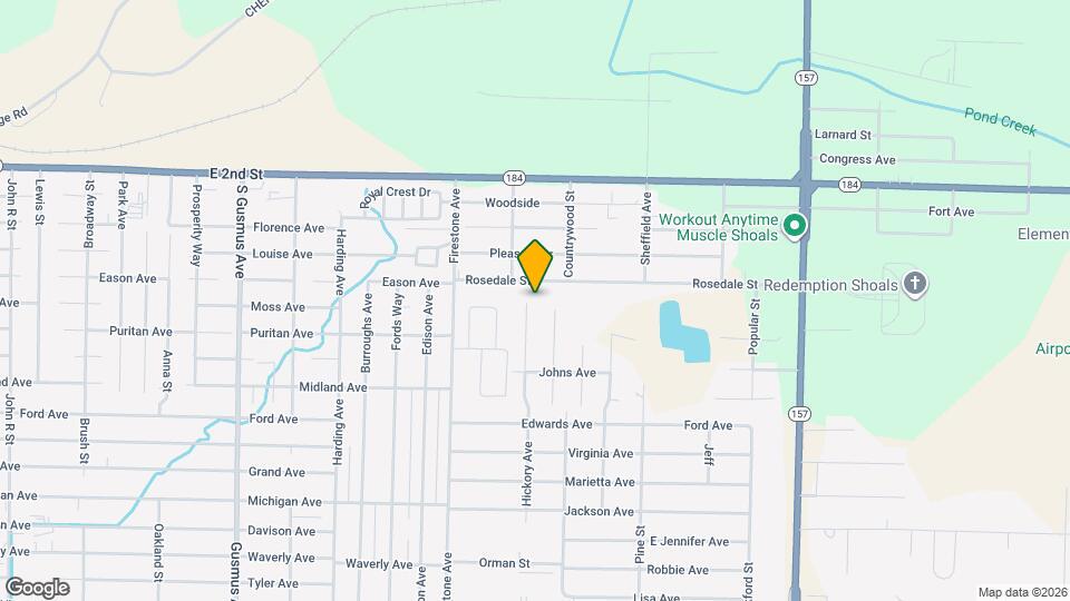 706 Hickory Ave Mapa y Detalles de la Ubicación