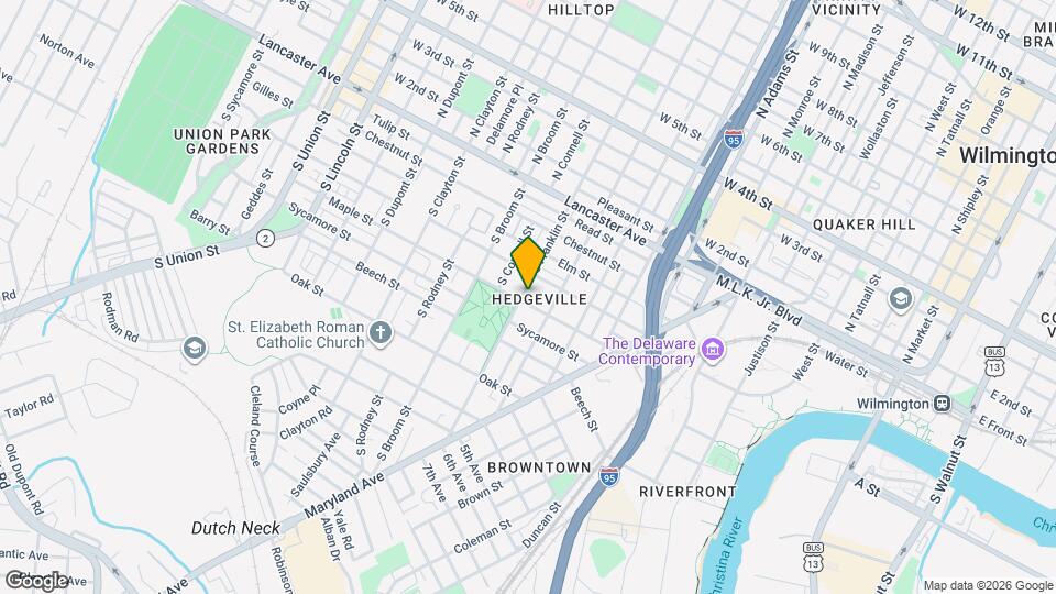 414 S Franklin St Mapa y Detalles de la Ubicación