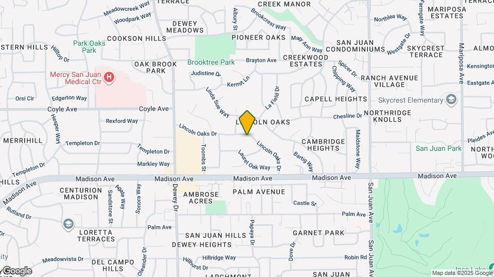 6918 Lincoln Oaks Dr Map and Location Details