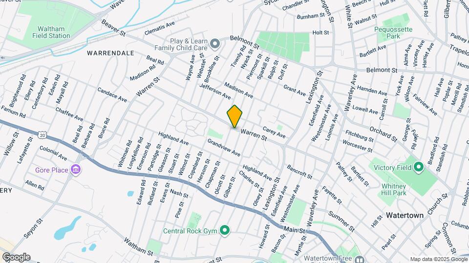 218 Warren St, Unit A Map and Location Details