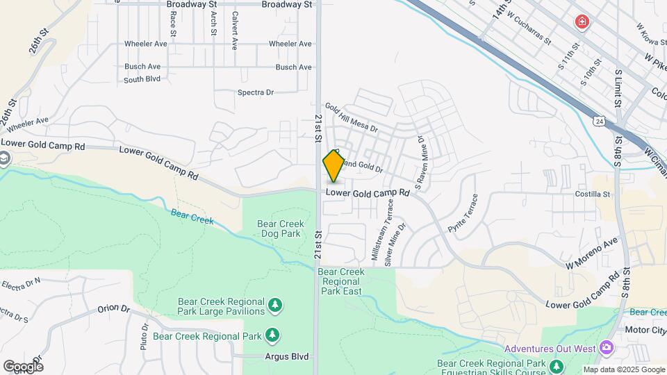 1948 Lower Gold Camp Rd Mapa y Detalles de la Ubicación