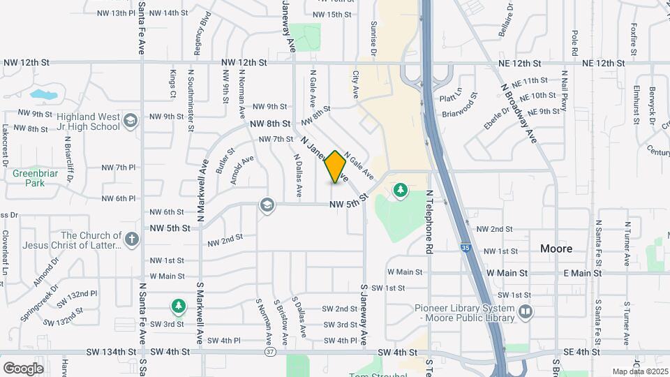 616 Baer Dr Map and Location Details