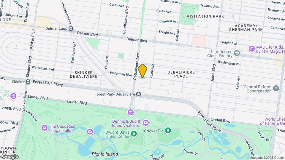 5662 Waterman Blvd Map and Location Details
