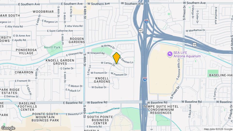 2326 W Carson Dr Map and Location Details