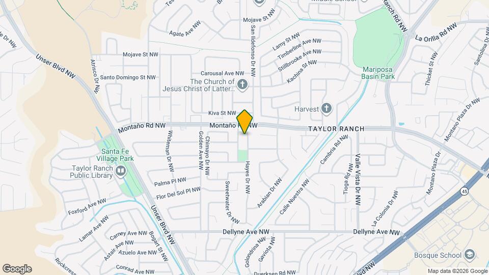 5901 Hayes Dr NW Map and Location Details