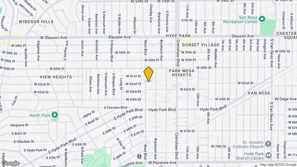6202 West Blvd Map and Location Details