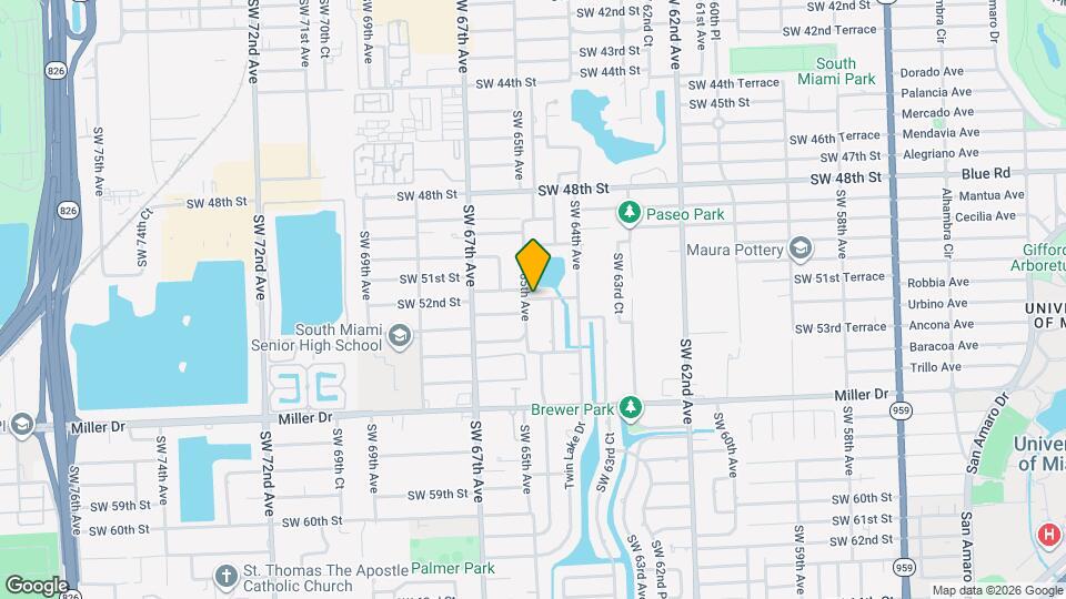 6566 SW 52nd St Map and Location Details