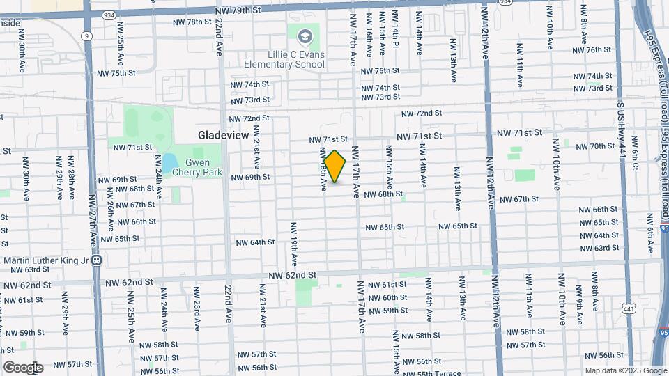 1766 NW 68th Terrace Map and Location Details